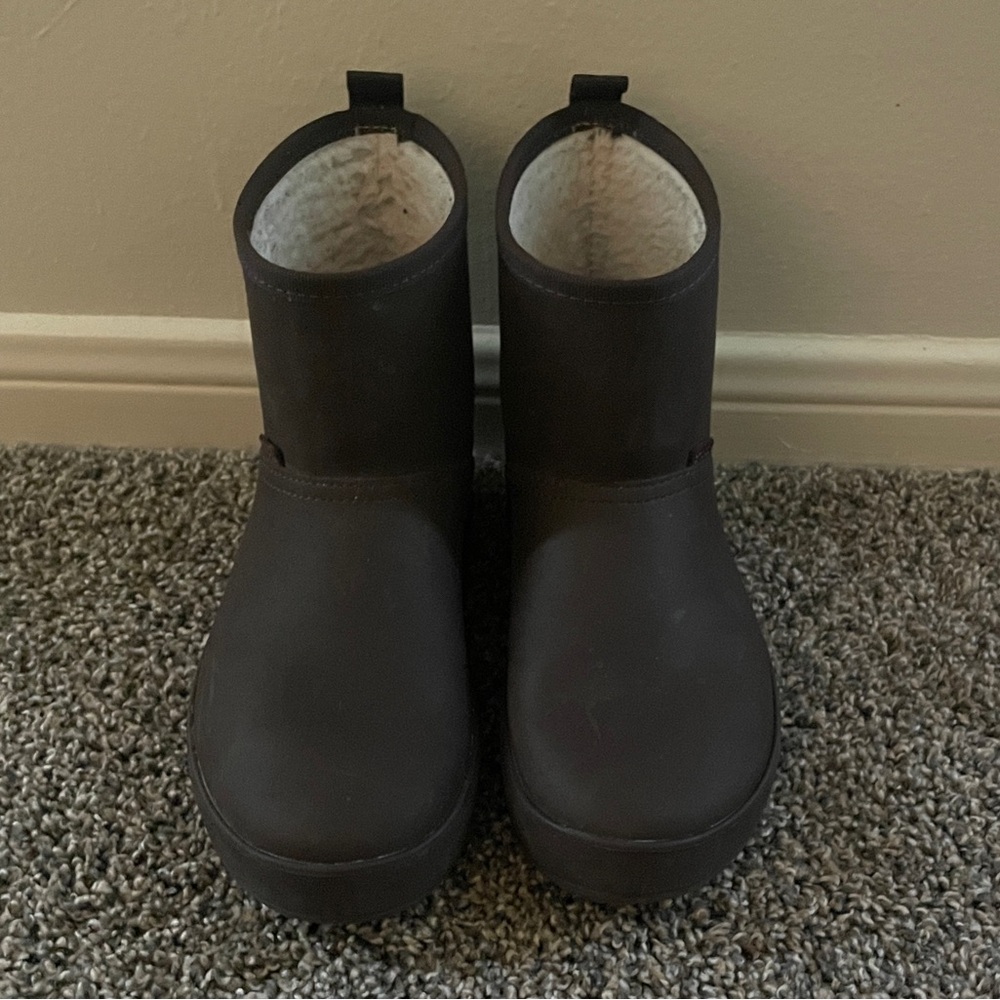 CROCS Dark Brown Rain Boots